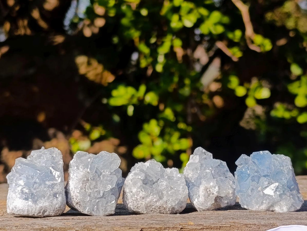 Natural Blue Celestite Specimens x 46 From Sakoany, Madagascar - Toprock Gemstones and Minerals 