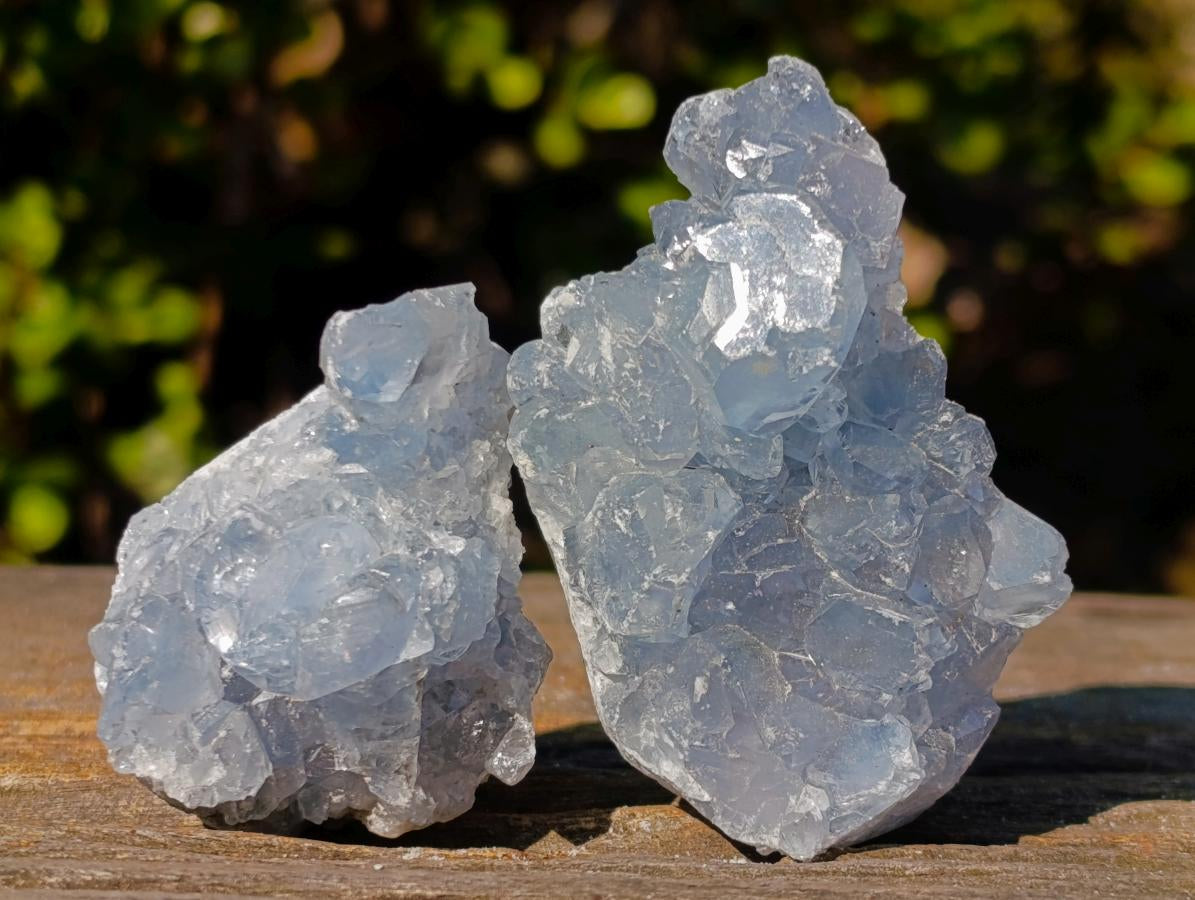 Natural Blue Celestite Specimens x 46 From Sakoany, Madagascar - Toprock Gemstones and Minerals 