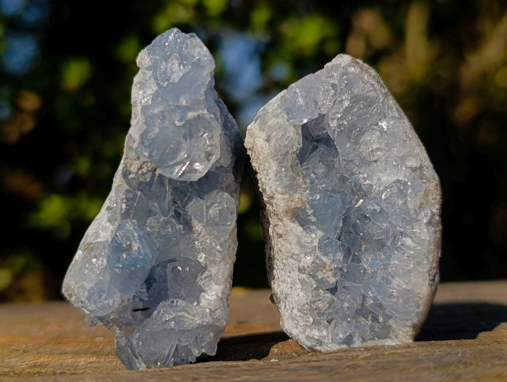 Natural Blue Celestite Specimens x 46 From Sakoany, Madagascar - Toprock Gemstones and Minerals 
