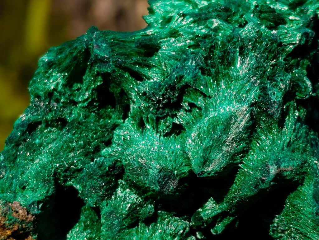 Natural Silky Malachite Specimens x 2 From Kasompe, Congo - Toprock Gemstones and Minerals 