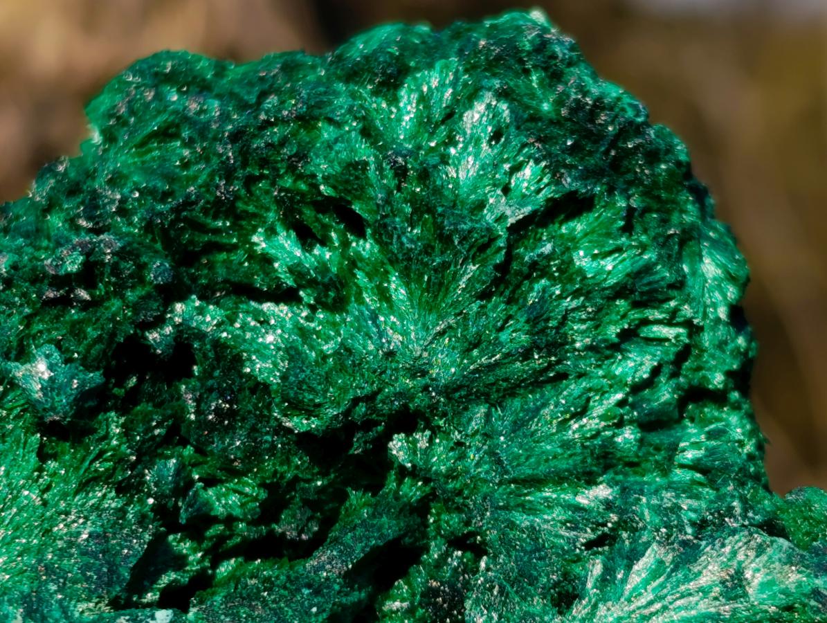 Natural Silky Malachite Specimens x 2 From Kasompe, Congo - Toprock Gemstones and Minerals 