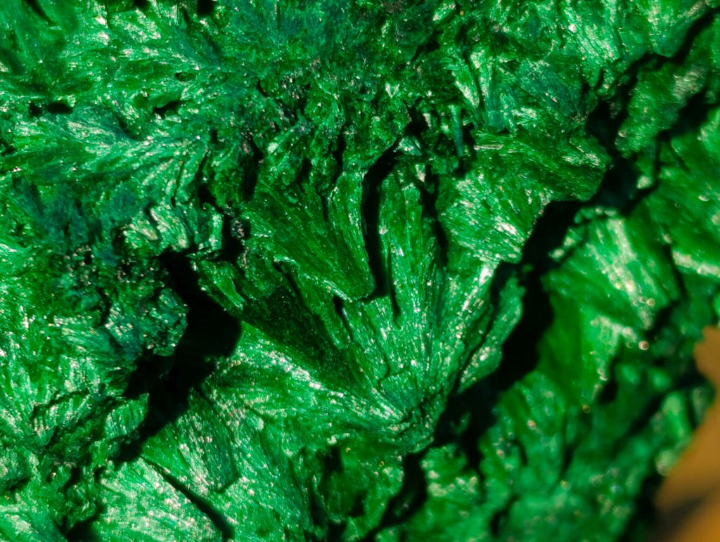 Natural Silky Malachite Specimens x 2 From Kasompe, Congo - Toprock Gemstones and Minerals 