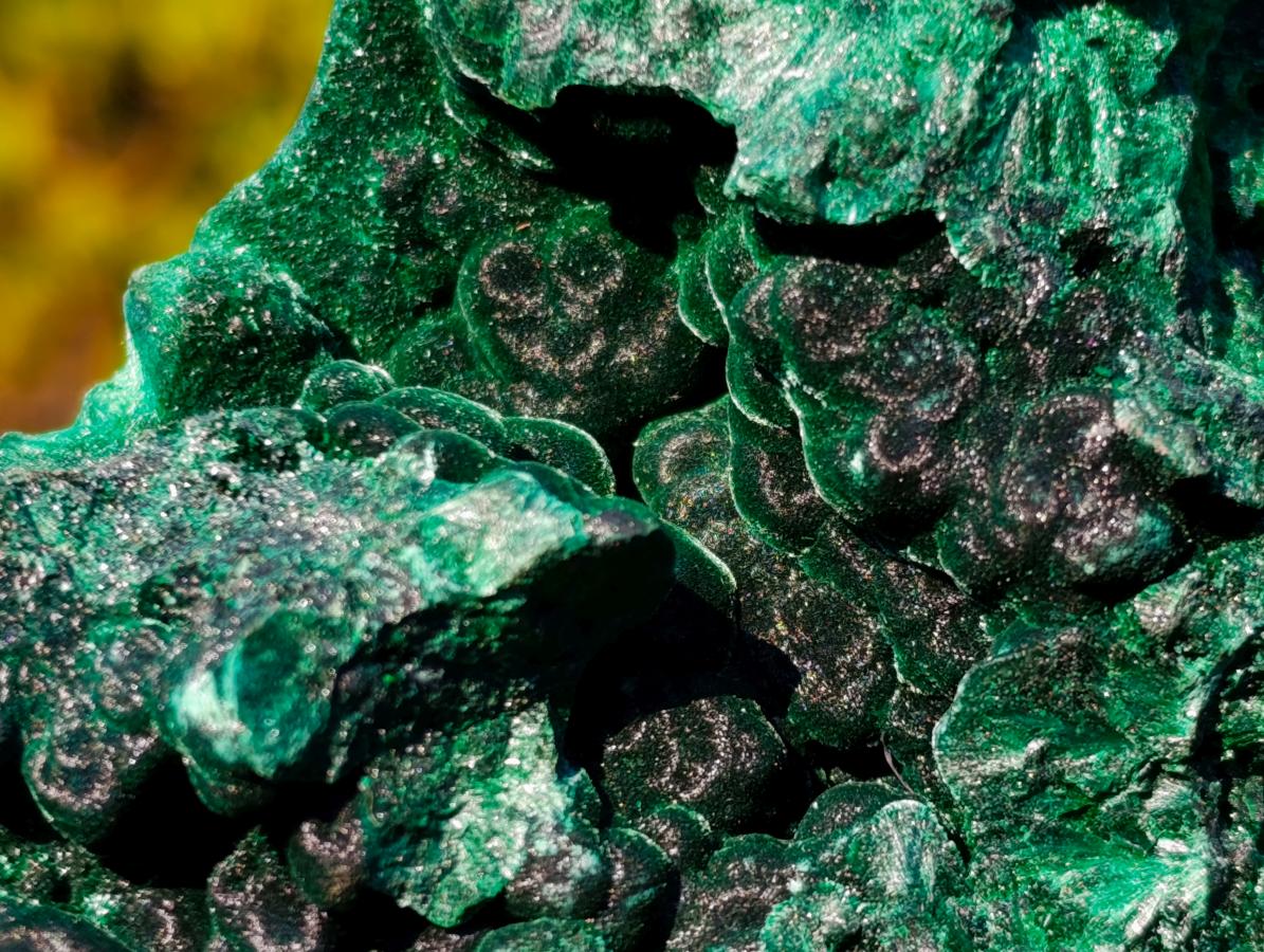 Natural Silky Malachite Specimens x 2 From Kasompe, Congo - Toprock Gemstones and Minerals 