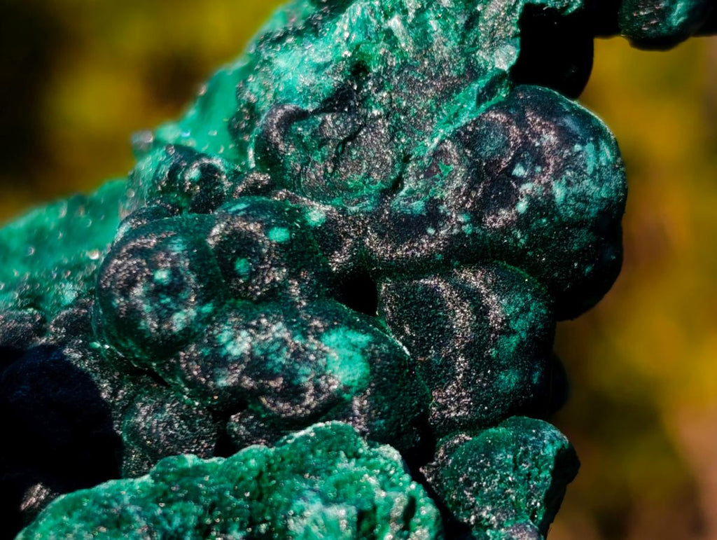 Natural Silky Malachite Specimens x 2 From Kasompe, Congo - Toprock Gemstones and Minerals 