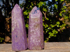 Polished Lepidolite Display Crystals x 3 From Ambatondrazaka, Madagascar - Toprock Gemstones and Minerals 