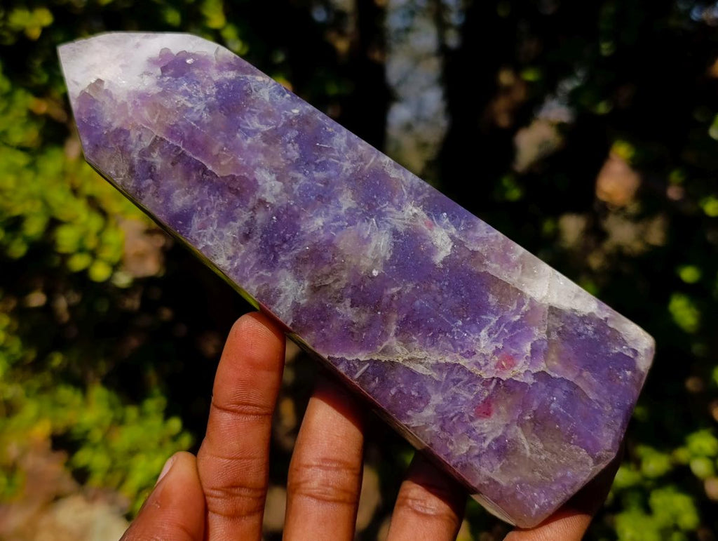 Polished Lepidolite Display Crystals x 3 From Ambatondrazaka, Madagascar - Toprock Gemstones and Minerals 