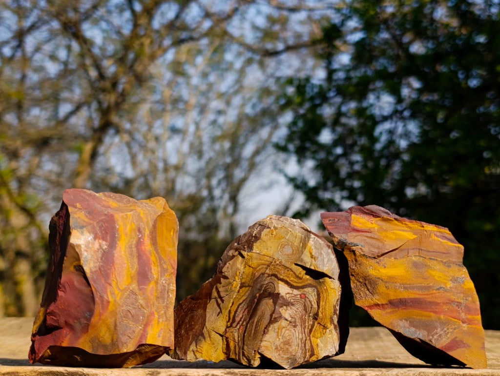Natural Nguni Jasper Cobbed Specimens x 12 From Northern Cape, South Africa - Toprock Gemstones and Minerals 