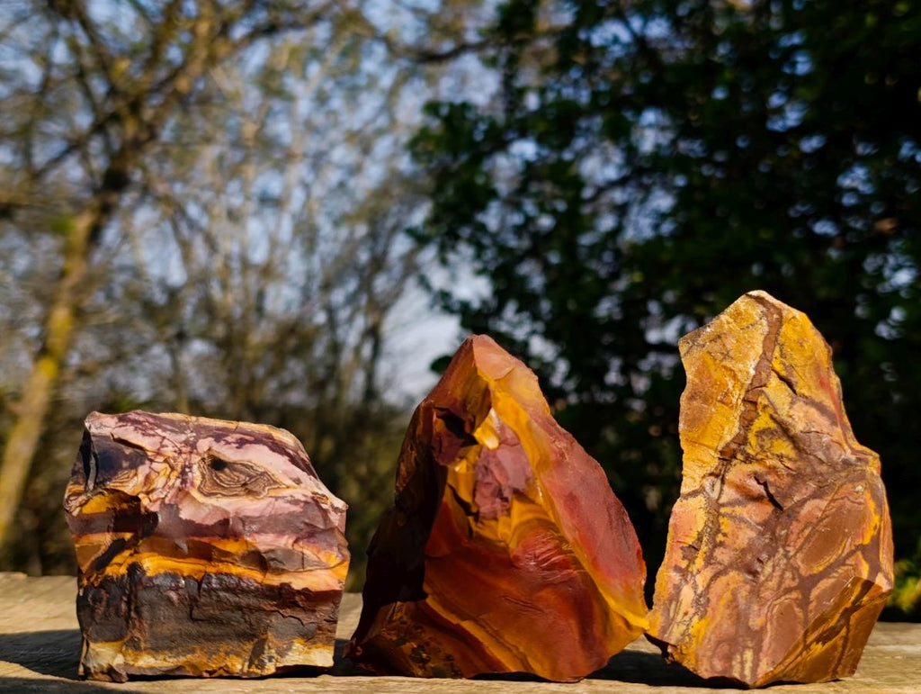 Natural Nguni Jasper Cobbed Specimens x 12 From Northern Cape, South Africa - Toprock Gemstones and Minerals 