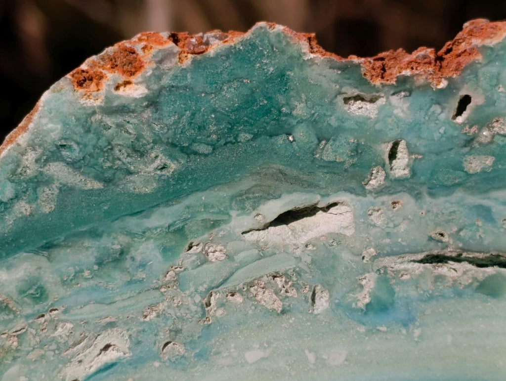 Polished One Side Mtorolite Chrysoprase Slices x 6 From Mutorashanga, Zimbabwe - Toprock Gemstones and Minerals 