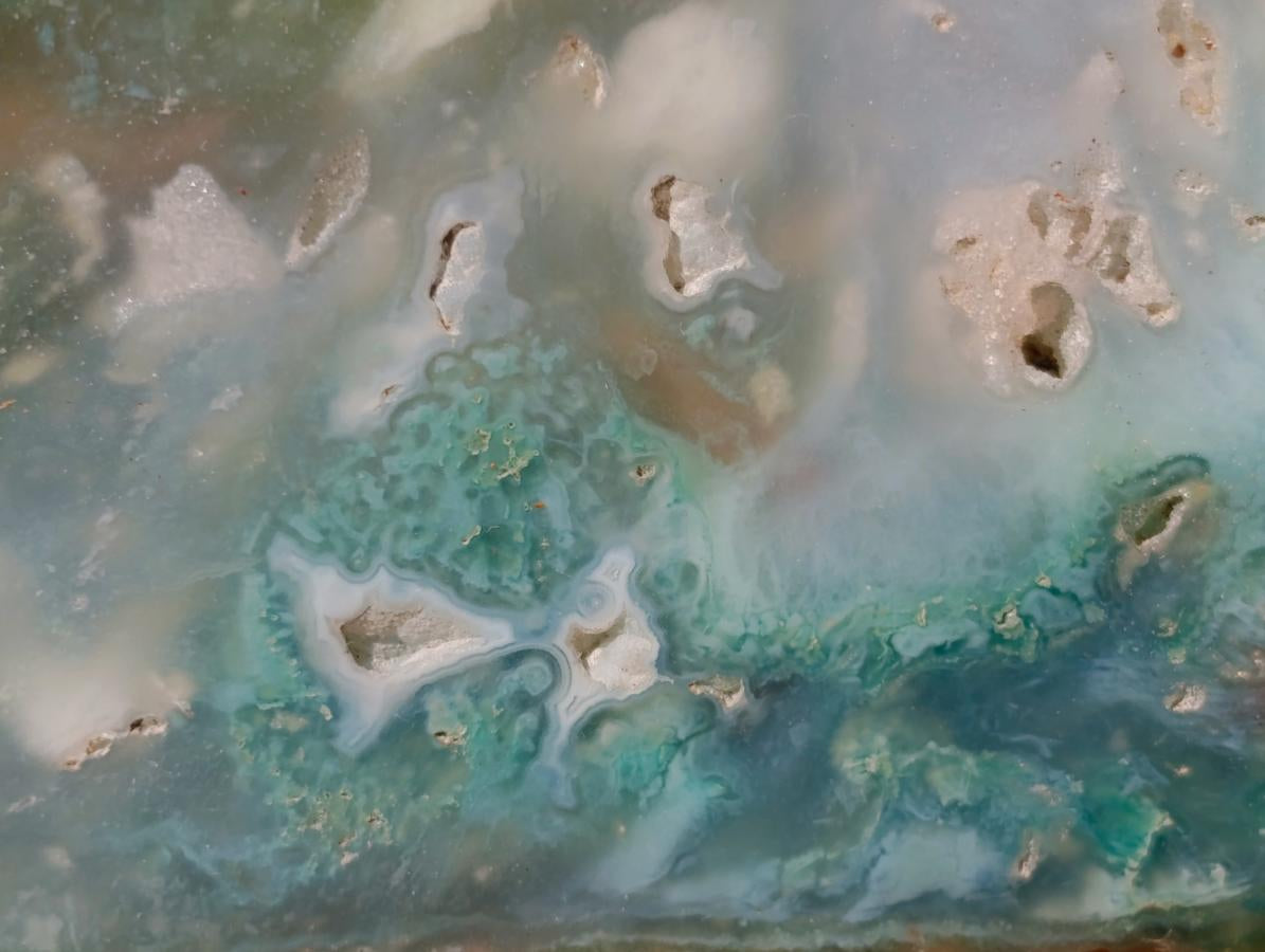 Polished One Side Mtorolite Chrysoprase Slices x 6 From Mutorashanga, Zimbabwe - Toprock Gemstones and Minerals 