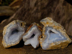 Natural Small Blue Lace Agate Geode Specimens x 35 From Nsanje, Malawi - Toprock Gemstones and Minerals 