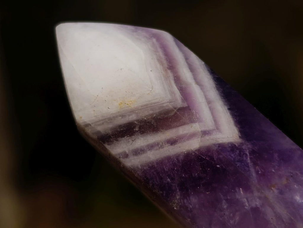 Polished Chevron Amethyst Jewellery Crystals x 24 From Zambia - Toprock Gemstones and Minerals 