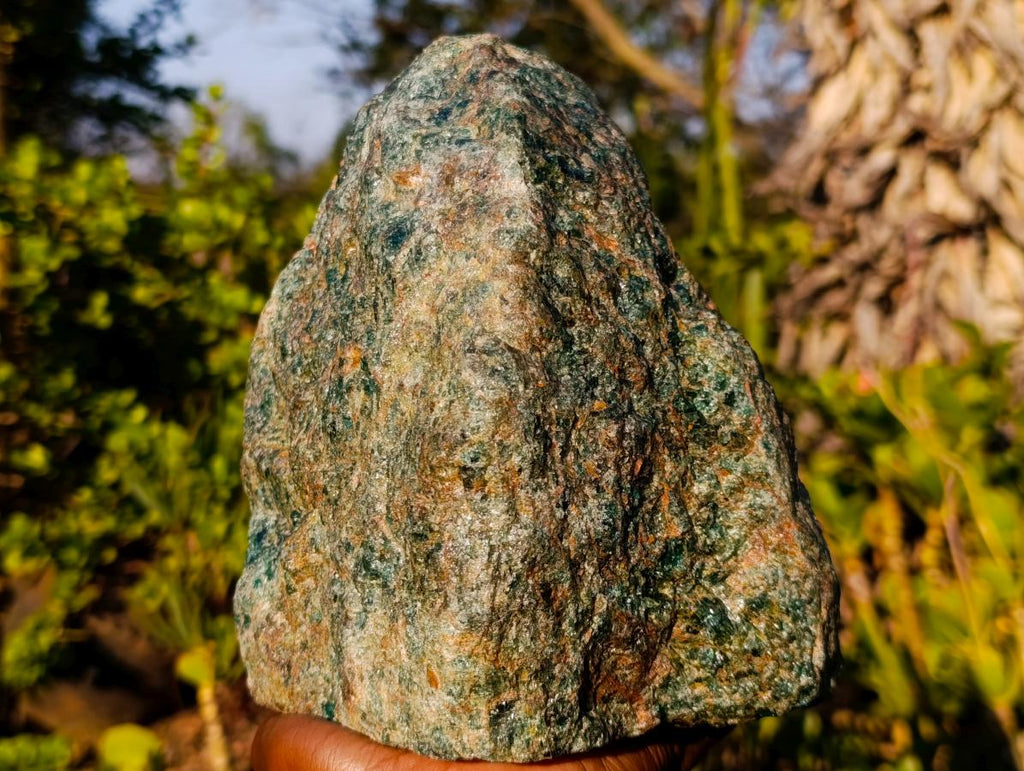 Natural Rare Large Green Apatite Standing Display Specimen x 1 From Betroka, Madagascar - Toprock Gemstones and Minerals 