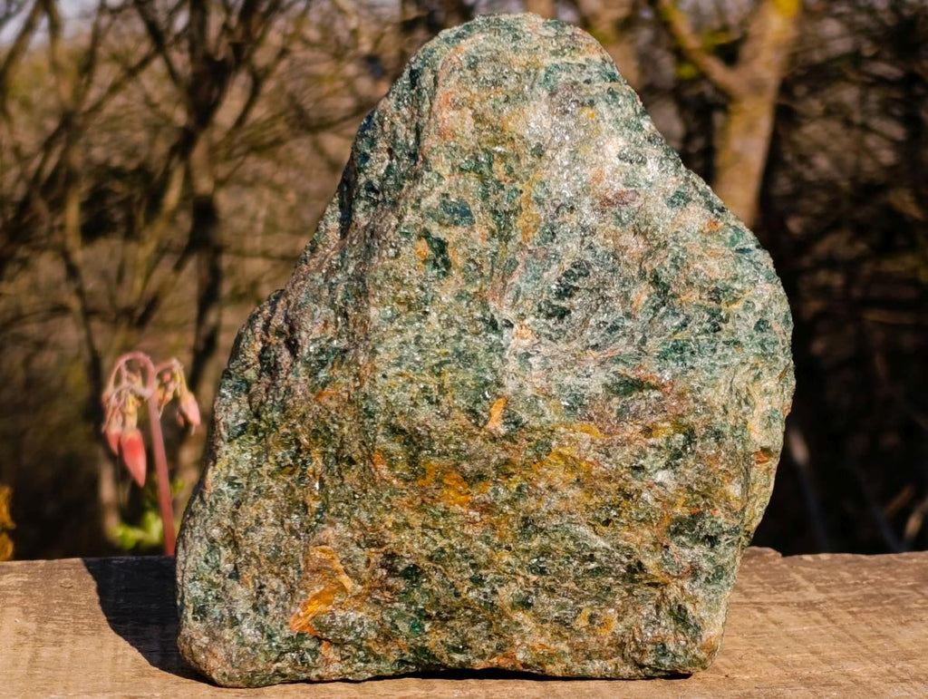 Natural Rare Large Green Apatite Standing Display Specimen x 1 From Betroka, Madagascar - Toprock Gemstones and Minerals 