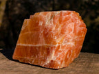 Natural Rhombohedral Sunset Orange Calcite Specimens x 3 From Spitzkop, Namibia - Toprock Gemstones and Minerals 