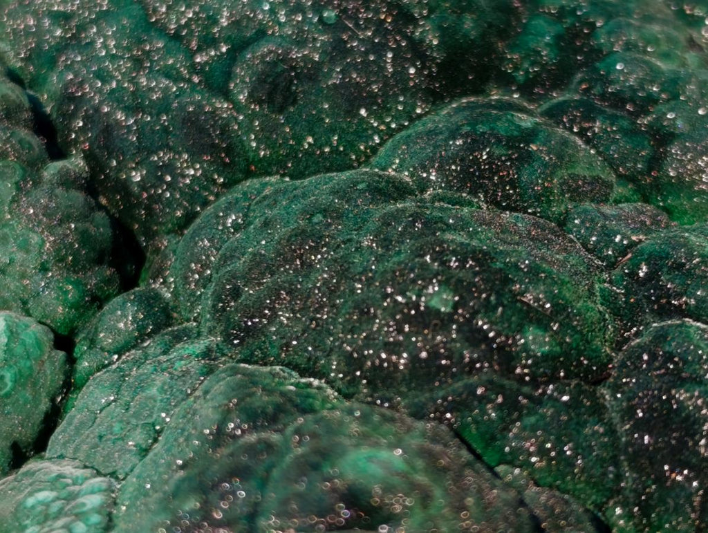 Natural Botryoidal Malachite Specimens x 4 From Congo - Toprock Gemstones and Minerals 