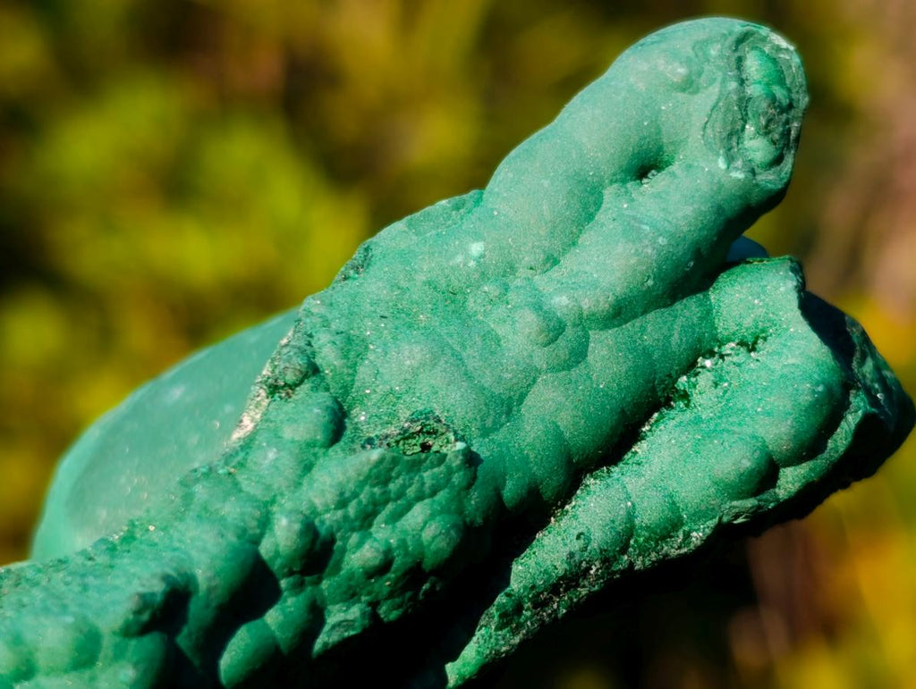 Natural Botryoidal Malachite Specimens x 4 From Congo - Toprock Gemstones and Minerals 