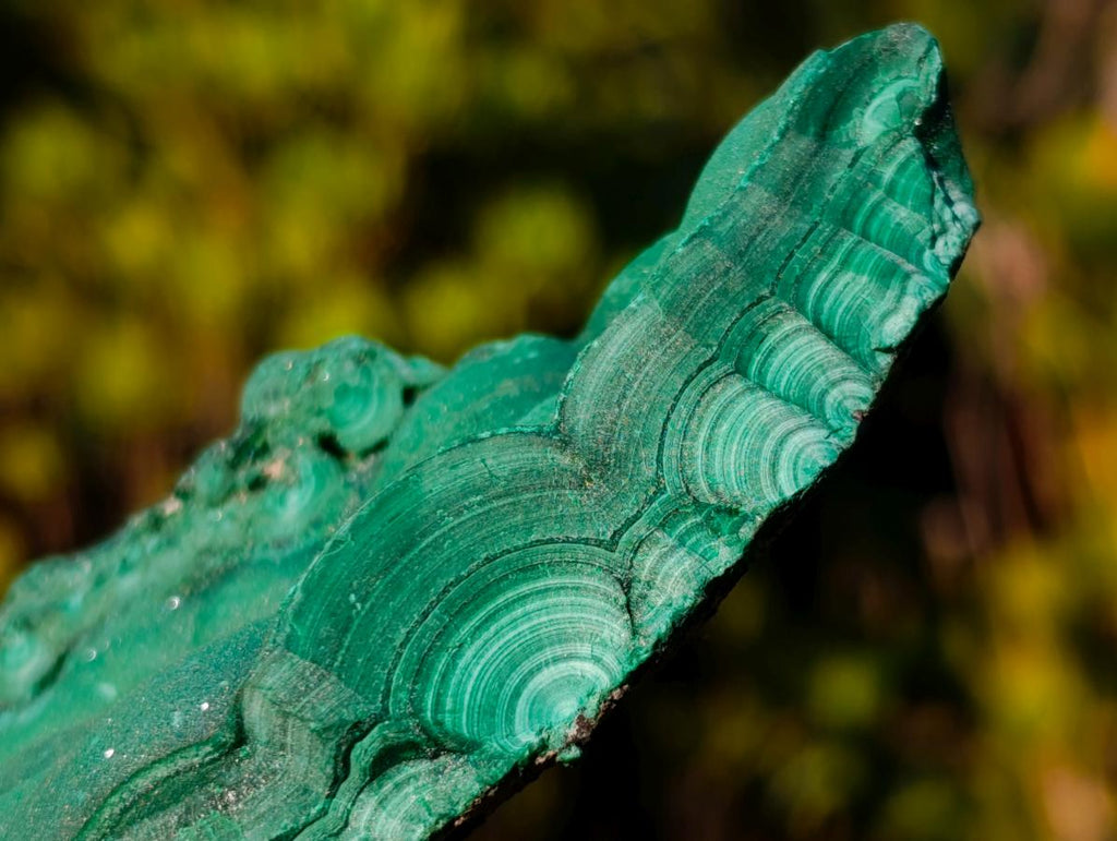 Natural Botryoidal Malachite Specimens x 4 From Congo - Toprock Gemstones and Minerals 