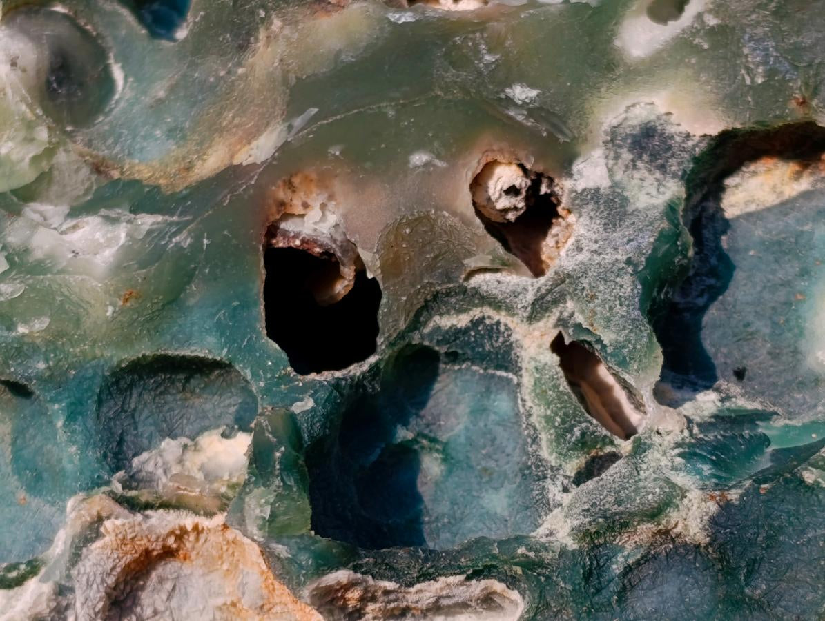 Polished One Side XL Mtorolite Chrysoprase Plates x 2 From Mutorashanga, Zimbabwe - Toprock Gemstones and Minerals 