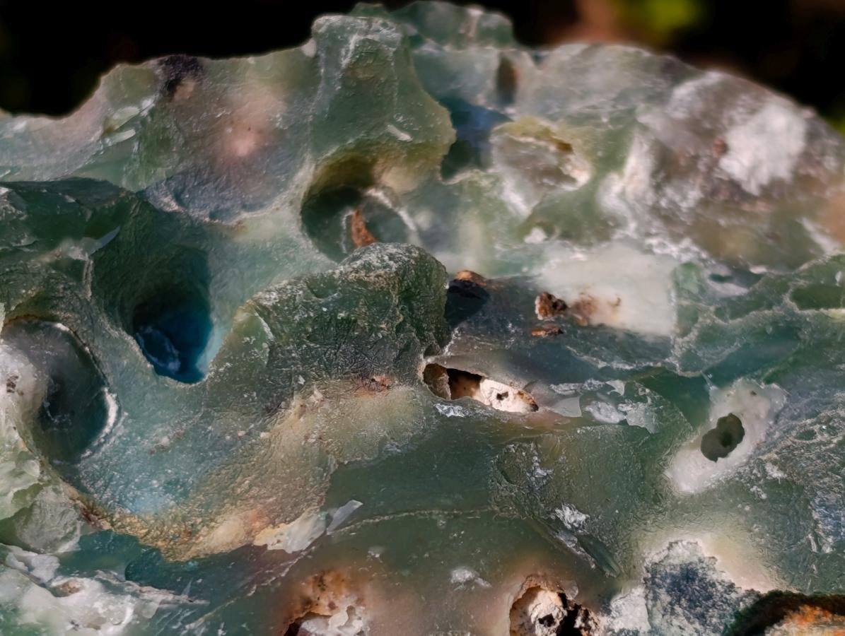 Polished One Side XL Mtorolite Chrysoprase Plates x 2 From Mutorashanga, Zimbabwe - Toprock Gemstones and Minerals 