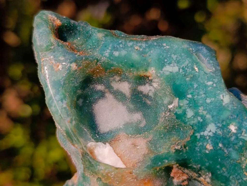 Polished One Side XL Mtorolite Chrysoprase Plates x 2 From Mutorashanga, Zimbabwe - Toprock Gemstones and Minerals 