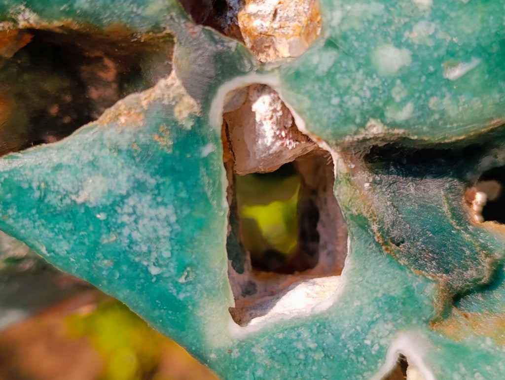 Polished One Side XL Mtorolite Chrysoprase Plates x 2 From Mutorashanga, Zimbabwe - Toprock Gemstones and Minerals 