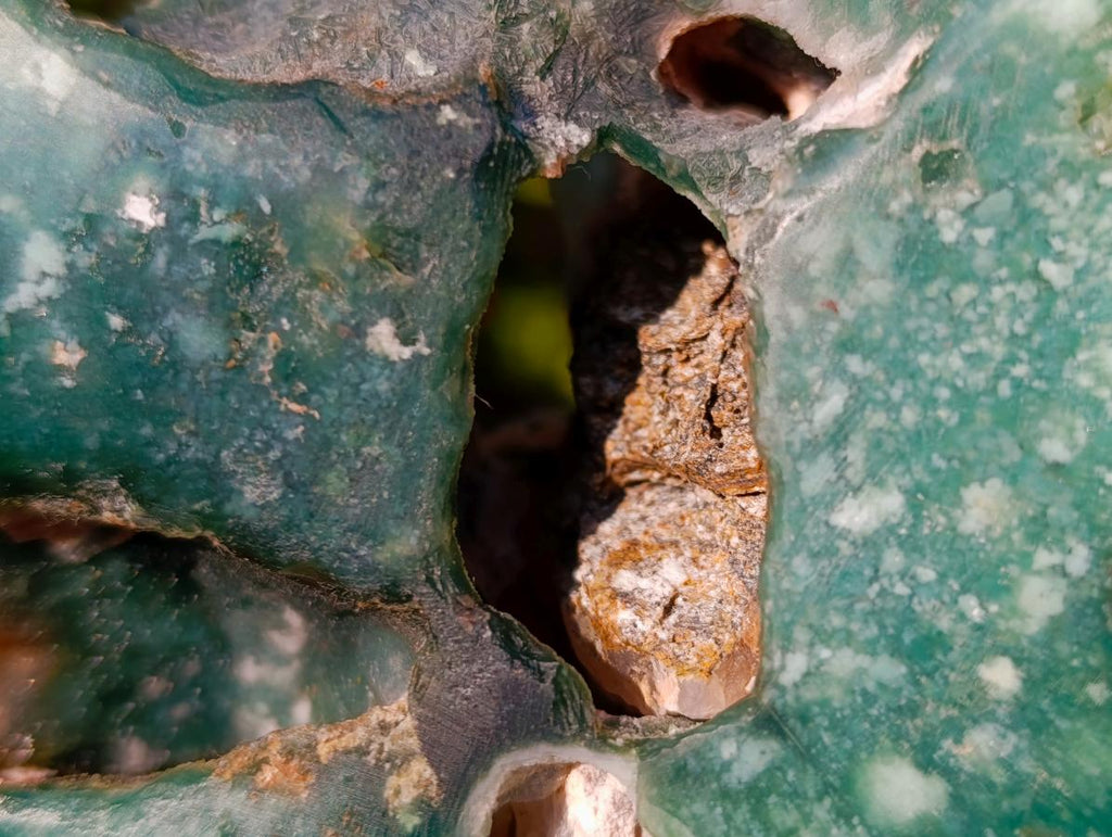 Polished One Side XL Mtorolite Chrysoprase Plates x 2 From Mutorashanga, Zimbabwe - Toprock Gemstones and Minerals 