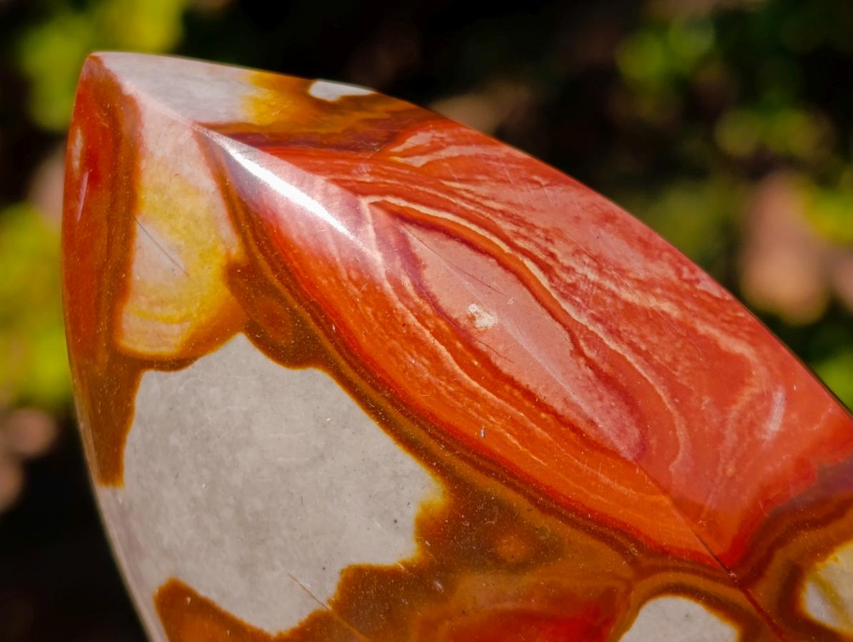 Polished Polychrome Jasper Standing Display Pieces x 6 From Androka, Madagascar - Toprock Gemstones and Minerals 