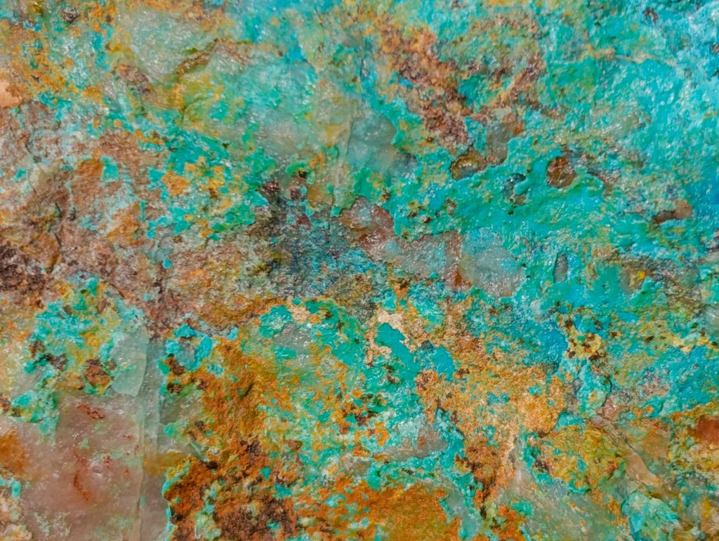 Natural Shattuckite Cobbed Pieces x 4 From Kaokoveld, Namibia - Toprock Gemstones and Minerals 