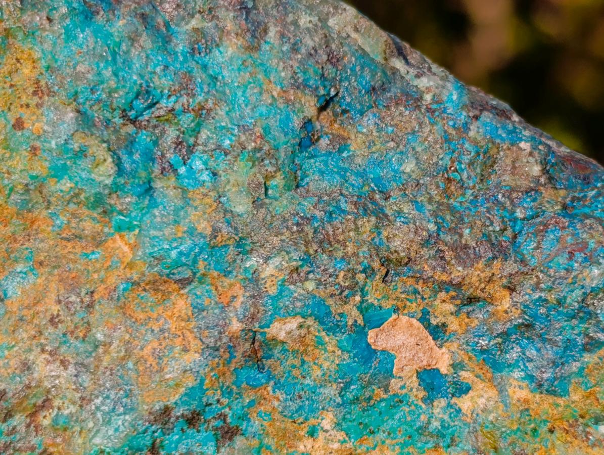 Natural Shattuckite Cobbed Pieces x 4 From Kaokoveld, Namibia - Toprock Gemstones and Minerals 