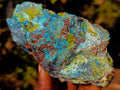 Natural Shattuckite Cobbed Pieces x 4 From Kaokoveld, Namibia - Toprock Gemstones and Minerals 