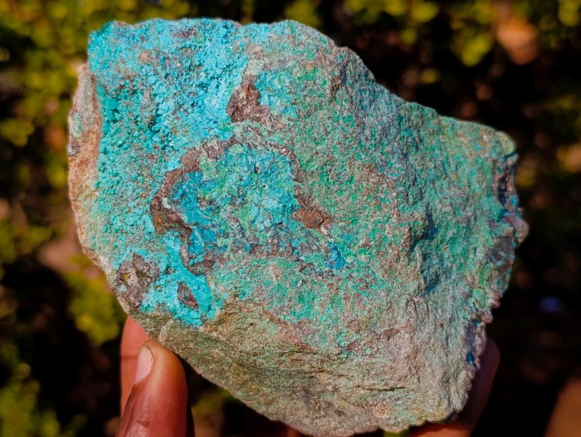 Natural Shattuckite Cobbed Pieces x 4 From Kaokoveld, Namibia - Toprock Gemstones and Minerals 