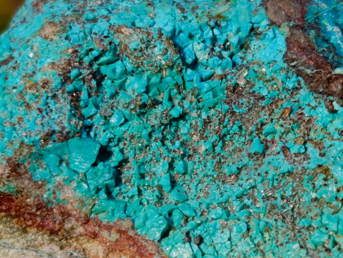Natural Shattuckite Cobbed Pieces x 4 From Kaokoveld, Namibia - Toprock Gemstones and Minerals 