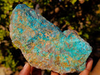 Natural Shattuckite Cobbed Pieces x 4 From Kaokoveld, Namibia - Toprock Gemstones and Minerals 