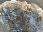 Polished and Natural Blue Celestite Eggs x 2 From Sakoany, Madagascar - Toprock Gemstones and Minerals 