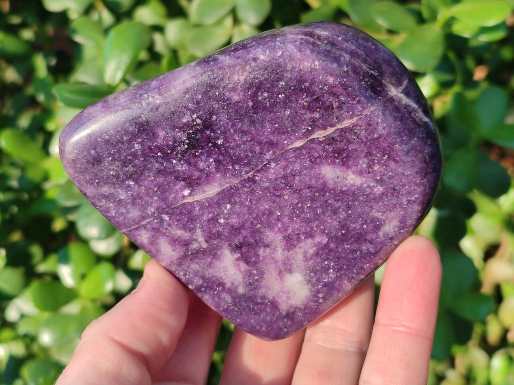Polished Lepidolite Standing Display Pieces and Free Forms x 4 From Zimbabwe - Toprock Gemstones and Minerals 