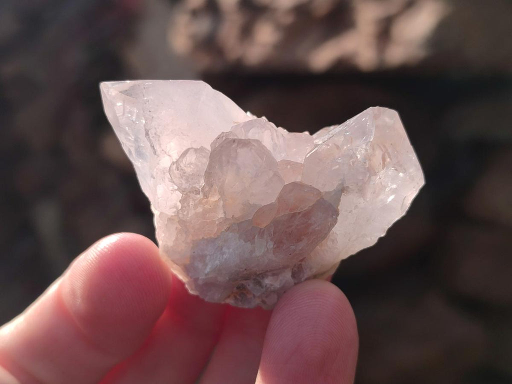 Natural White Spirit Quartz Crystal Clusters x 38 From Boekenhouthoek, South Africa - Toprock Gemstones and Minerals 