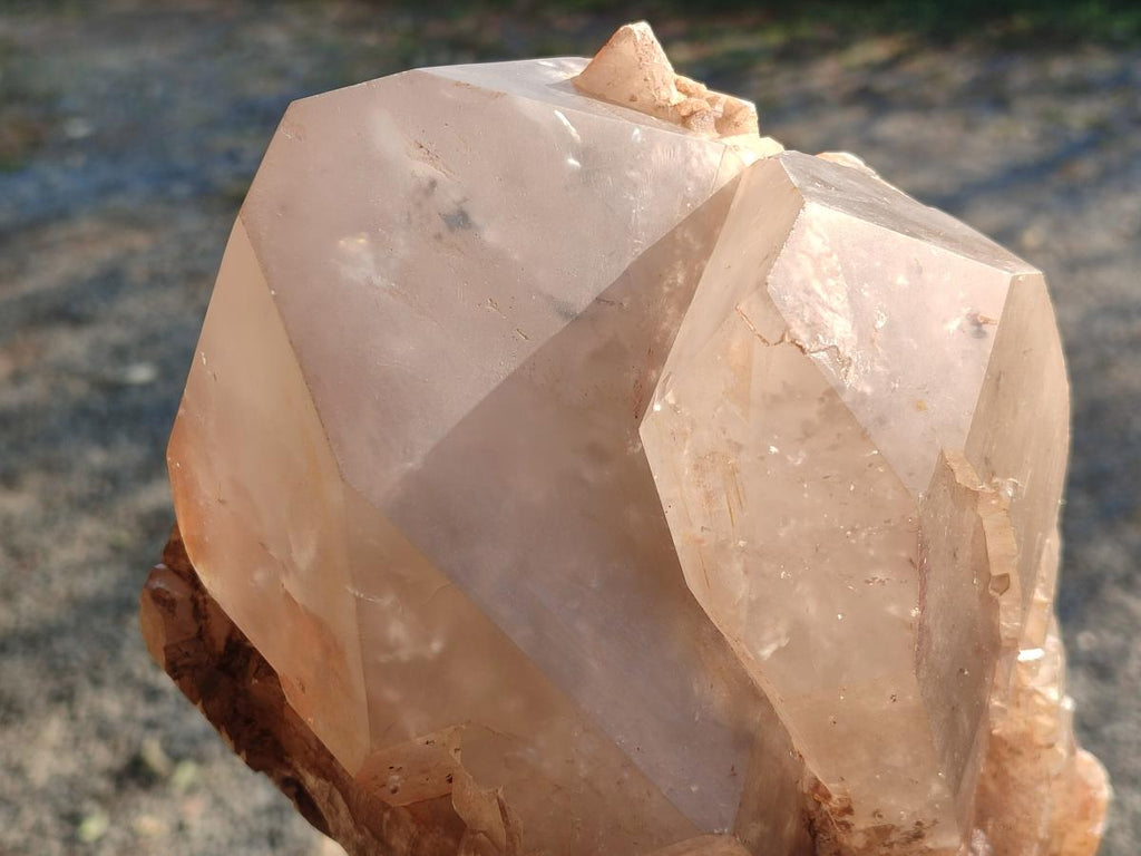 Natural XL Cascading Smokey Angolan Quartz Floater Crystal with Polished Terminations x 1 From Angola - Toprock Gemstones and Minerals 