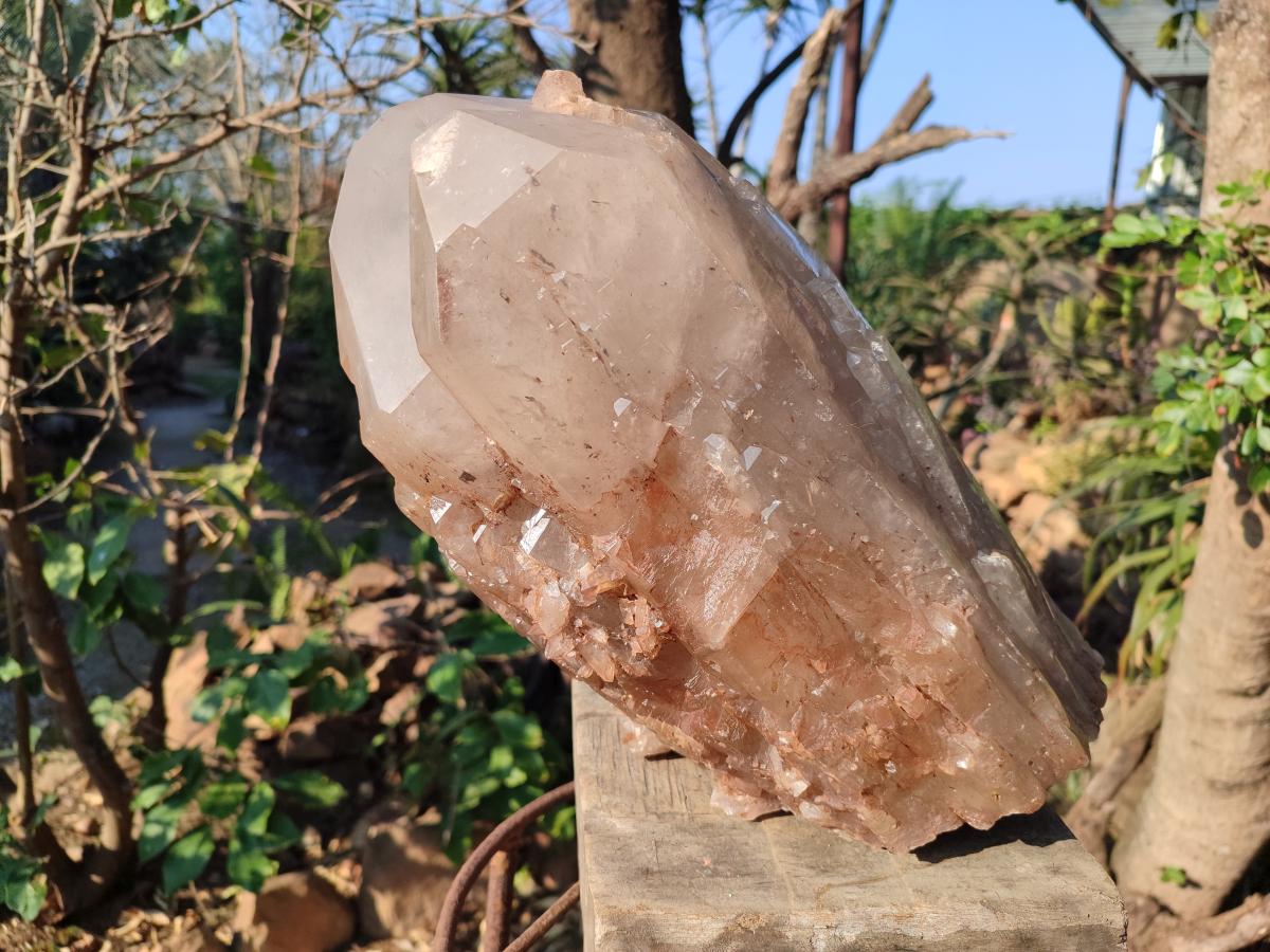Natural XL Cascading Smokey Angolan Quartz Floater Crystal with Polished Terminations x 1 From Angola - Toprock Gemstones and Minerals 