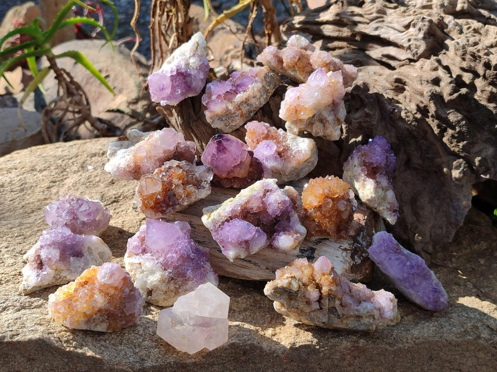 Natural Spirit Amethyst Crystals and Clusters x 35 From Boekenhouthoek, South Africa - Toprock Gemstones and Minerals 