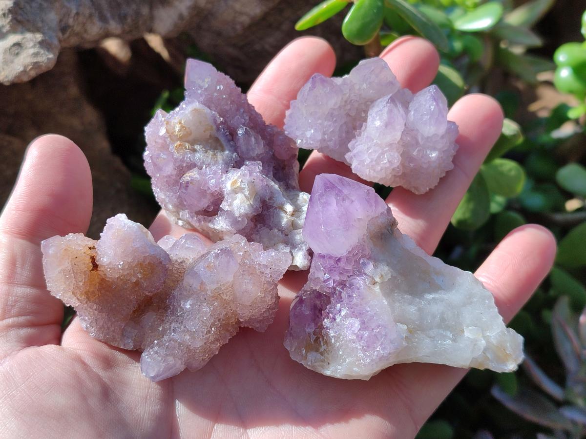 Natural Spirit Amethyst Crystals and Clusters x 35 From Boekenhouthoek, South Africa - Toprock Gemstones and Minerals 