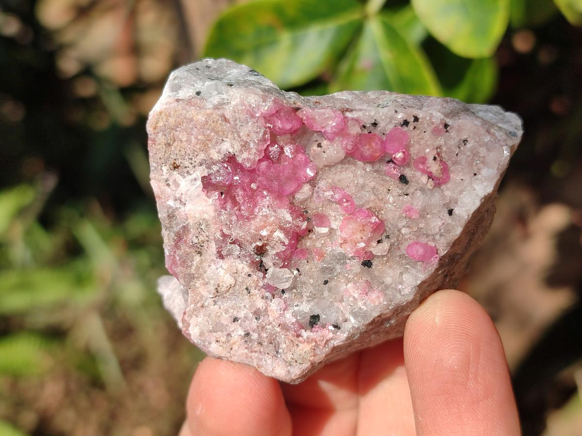 Natural Spherocobaltite Specimens x 6 From Musonoi Mine, Congo - Toprock Gemstones and Minerals 