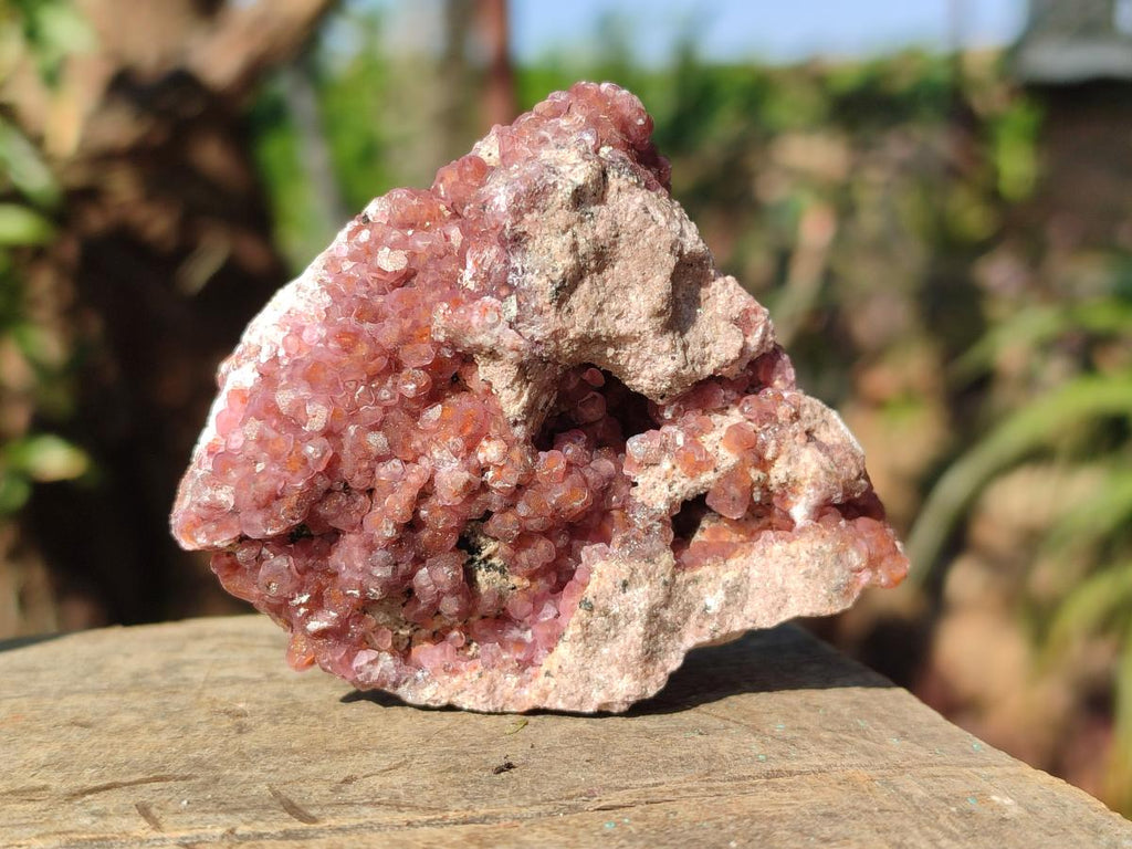 Natural Spherocobaltite Specimens x 6 From Musonoi Mine, Congo - Toprock Gemstones and Minerals 