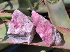Natural Spherocobaltite Specimens x 6 From Musonoi Mine, Congo - Toprock Gemstones and Minerals 