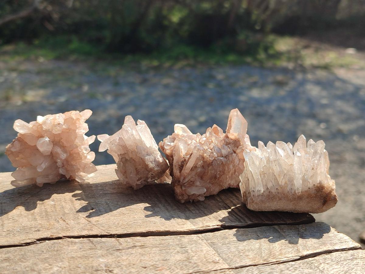 Natural Malagasy Quartz Clusters x 24 From Madagascar - Toprock Gemstones and Minerals 