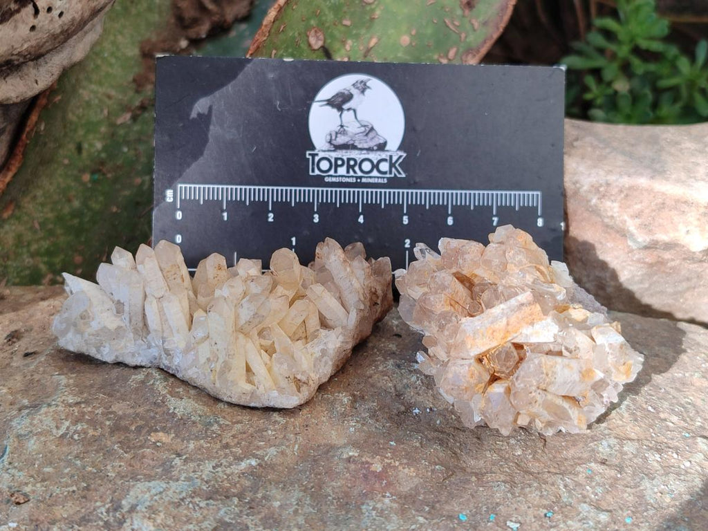 Natural Malagasy Quartz Clusters x 24 From Madagascar - Toprock Gemstones and Minerals 