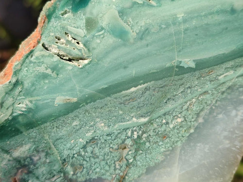 Polished One Side Great Dyke Mtorolite Chrysoprase Plates x 6 From Great Dyke Mountains, Zimbabwe - Toprock Gemstones and Minerals 