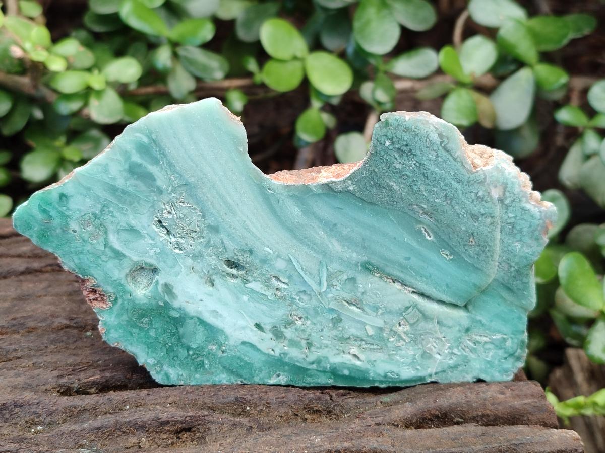 Polished One Side Great Dyke Mtorolite Chrysoprase Plates x 6 From Great Dyke Mountains, Zimbabwe - Toprock Gemstones and Minerals 