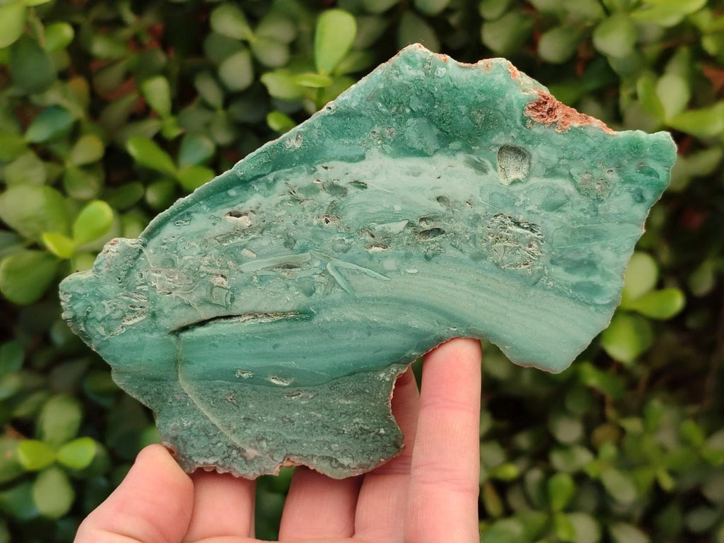 Polished One Side Great Dyke Mtorolite Chrysoprase Plates x 6 From Great Dyke Mountains, Zimbabwe - Toprock Gemstones and Minerals 