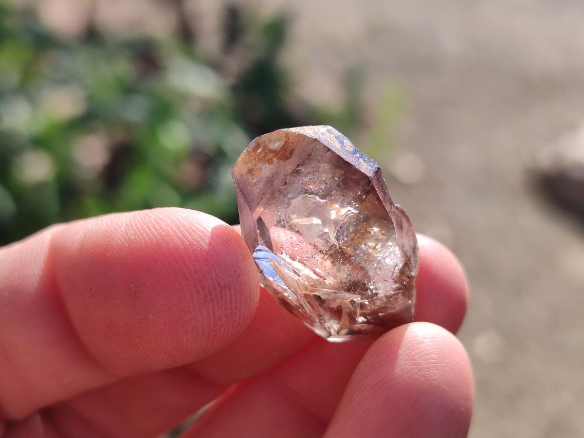 Natural Window Amethyst Crystals x 70 From Chiredzi, Zimbabwe - Toprock Gemstones and Minerals 
